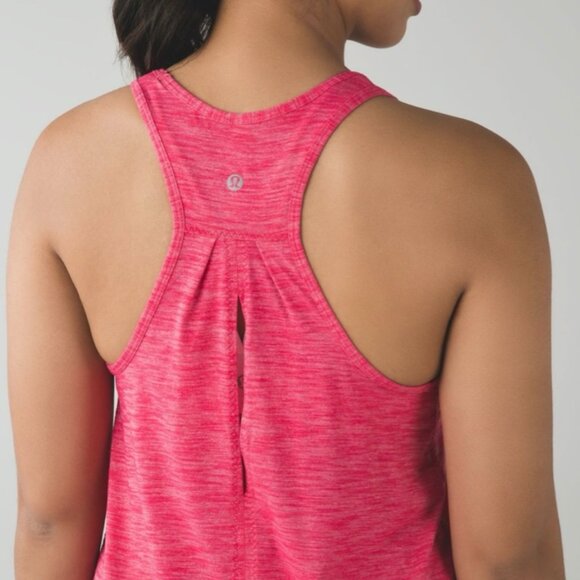Lululemon Women's Salute the Sun Singlett II Tank Top Size 6 Pink - Picture 3 of 7